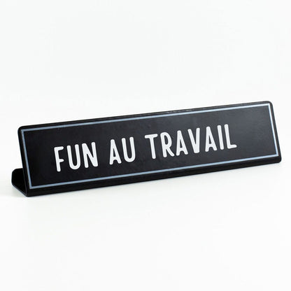 Plaque de bureau personnalisable - Organisatoo