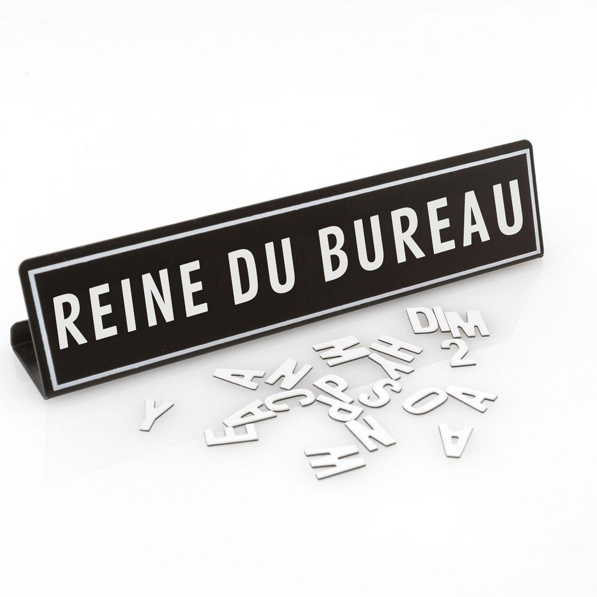 Plaque de bureau personnalisable - Organisatoo