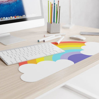 Tapis de bureau arc-en-ciel - Organisatoo