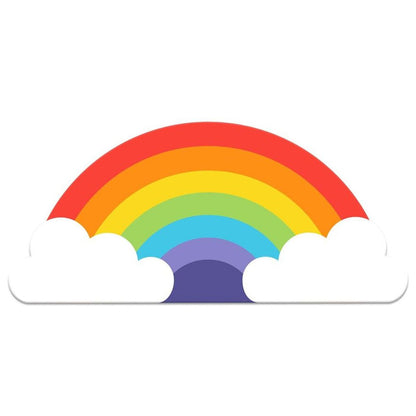 Tapis de bureau arc-en-ciel - Organisatoo