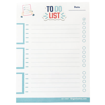 Bloc To do list - pense bêtes des tâches à faire A5